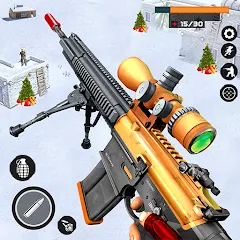 Скачать взлом Banduk Game - Sniper Gun Games (Снайперская Война 3D)  [МОД Много монет] - полная версия apk на Андроид
