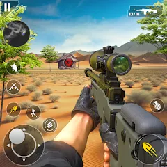 Скачать взлом Fps Shooting Gun War: Gun Game  [МОД Бесконечные деньги] - полная версия apk на Андроид