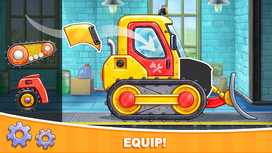 Car games Bulldozer for kids 5  [МОД Menu] Screenshot 1