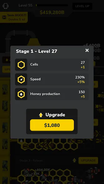 Idle Bee Factory Tycoon  [МОД Бесконечные деньги] Screenshot 2