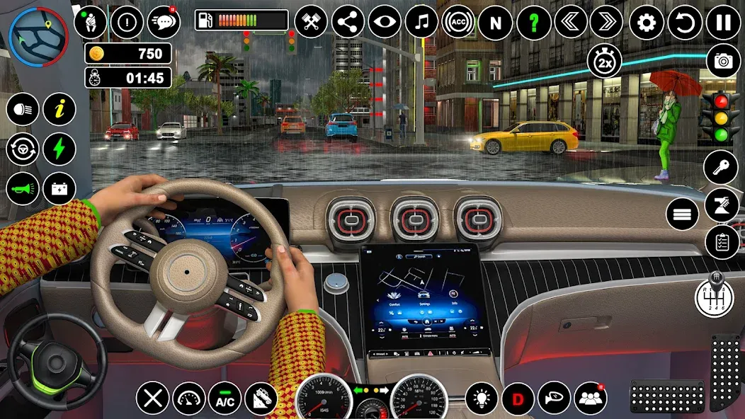 Russian Taxi Driving Simulator  [МОД Unlimited Money] Screenshot 1