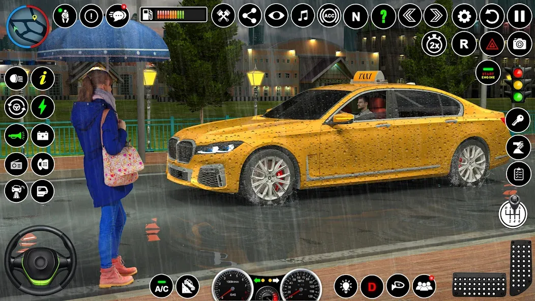 Russian Taxi Driving Simulator  [МОД Unlimited Money] Screenshot 3