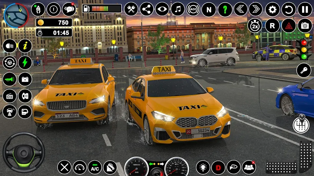Russian Taxi Driving Simulator  [МОД Unlimited Money] Screenshot 5