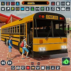 Взлом School Bus 3d : City Bus Games (Школьный автобус симулятор игры на автобусе)  [МОД Бесконечные деньги] - полная версия apk на Андроид