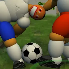 Скачать взломанную Goofball Goals Soccer Game 3D (Гуфбол Голз Соккер Гейм 3Д)  [МОД Много монет] - последняя версия apk на Андроид