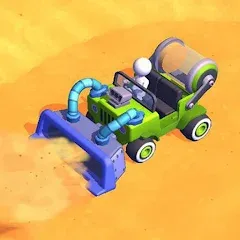 Взломанная Sand Miner: Idle Mining Game (Сэнд Майнер)  [МОД Все открыто] - стабильная версия apk на Андроид