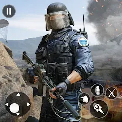 Скачать взлом Gun Shooting Games Fps Offline  [МОД Много монет] - стабильная версия apk на Андроид