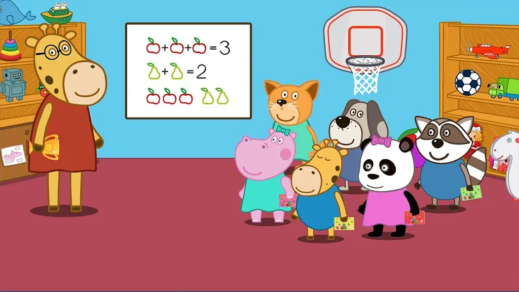 Kindergarten: Learn and play  [МОД Много денег] Screenshot 1