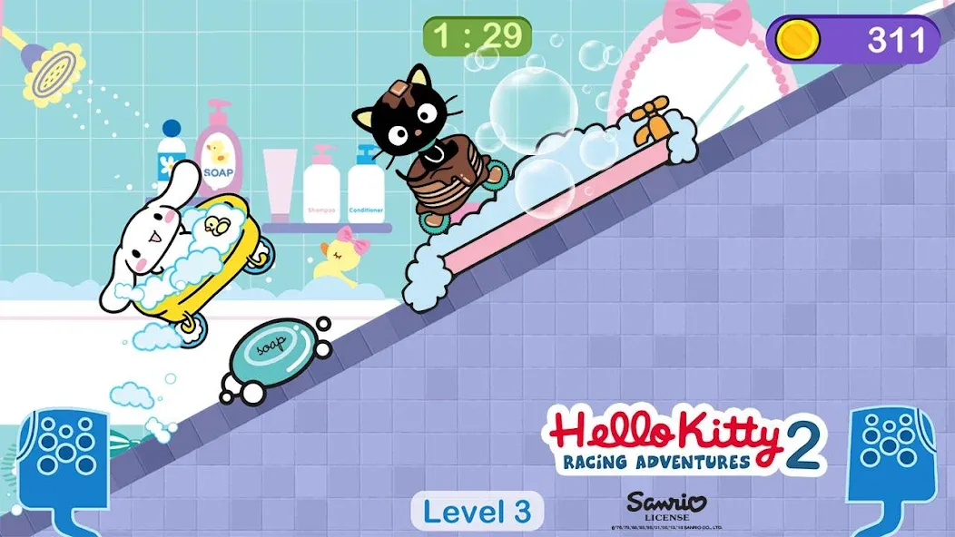 Hello Kitty games - car game  [МОД Unlocked] Screenshot 3