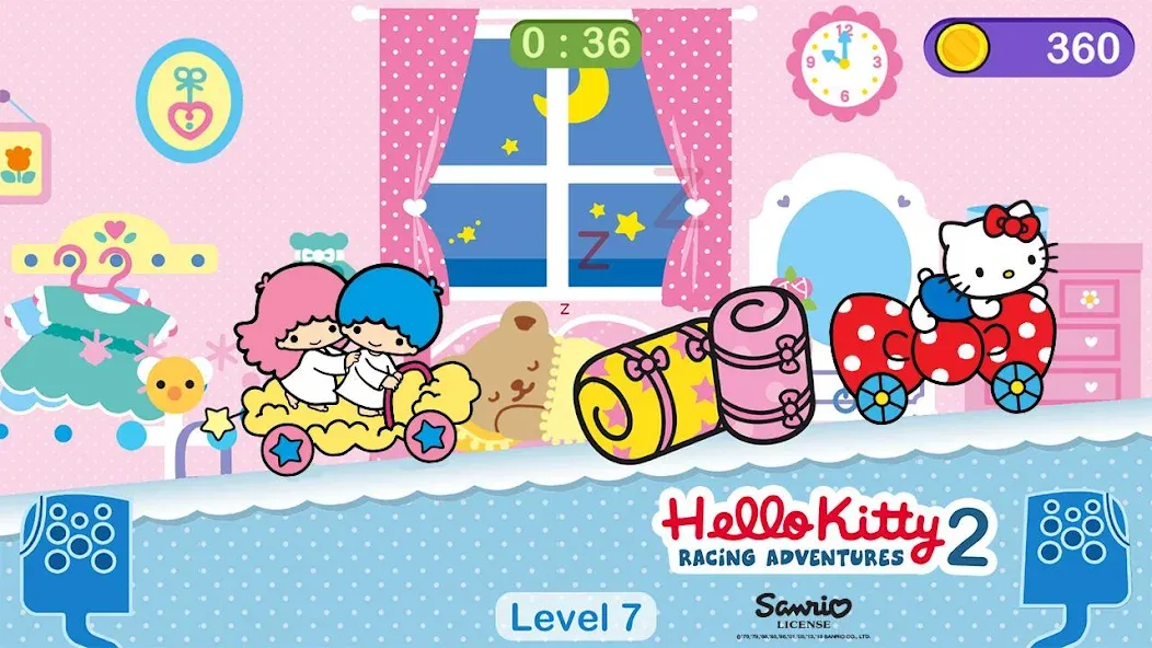 Hello Kitty games - car game  [МОД Unlocked] Screenshot 4