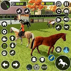 Взломанная My Horse Herd Care Simulator (Мой симулятор ухода за стадом лошадей)  [МОД Menu] - стабильная версия apk на Андроид