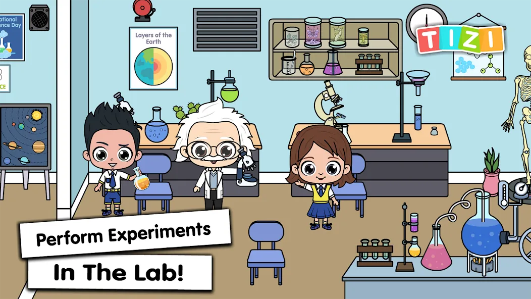 Tizi Town - My School Games  [МОД Бесконечные монеты] Screenshot 3