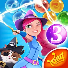 Скачать взлом Bubble Witch 3 Saga (Бабл Витч 3 Сага)  [МОД Бесконечные монеты] - стабильная версия apk на Андроид