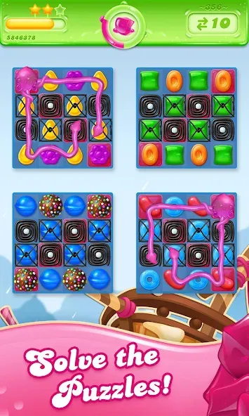 Candy Crush Jelly Saga (Кенди Краш Джелли Сага)  [МОД Все открыто] Screenshot 4