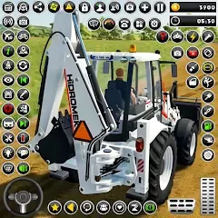 Взлом Real JCB Construction Games 3D  [МОД Unlocked] - последняя версия apk на Андроид
