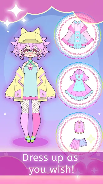 Moon's Closet dress up game  [МОД Бесконечные деньги] Screenshot 2