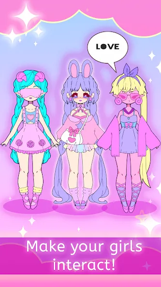 Moon's Closet dress up game  [МОД Бесконечные деньги] Screenshot 5
