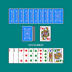 Взлом Gin Rummy (Джин Рамми)  [МОД Много монет] - стабильная версия apk на Андроид