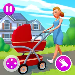 Взломанная Mother Simulator: Family life  [МОД Menu] - последняя версия apk на Андроид
