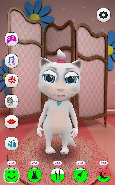My Talking Kitty Cat  [МОД Бесконечные монеты] Screenshot 1