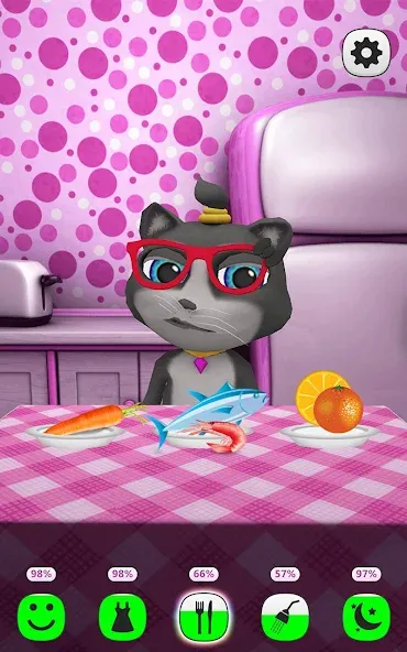 My Talking Kitty Cat  [МОД Бесконечные монеты] Screenshot 3