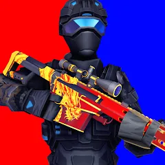 Взлом POLYWAR: 3D FPS online shooter (ПОЛИВАР)  [МОД Menu] - стабильная версия apk на Андроид