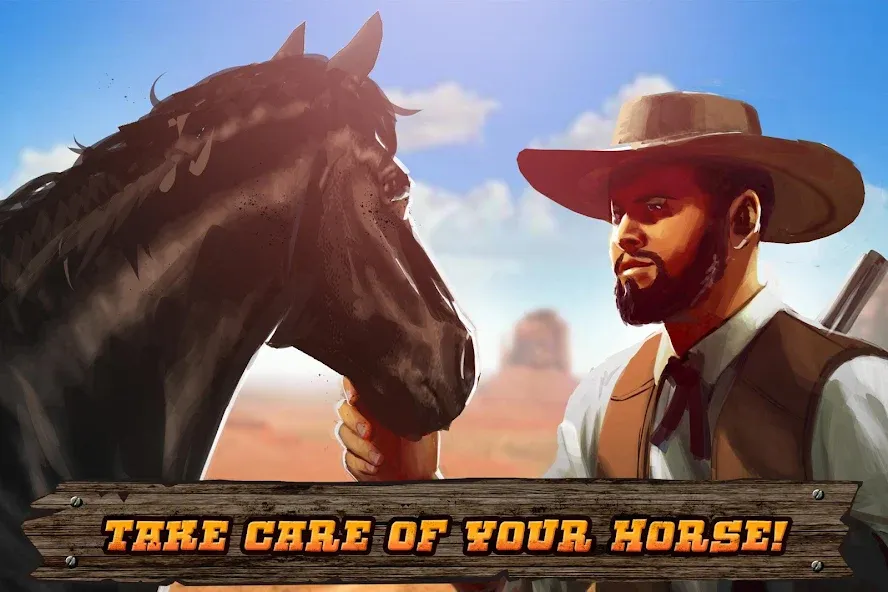 Cowboys Horse Racing Derby  [МОД Много денег] Screenshot 2