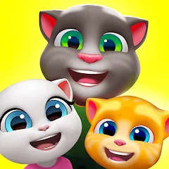 Скачать взлом My Talking Tom Friends  [МОД Mega Pack] - полная версия apk на Андроид