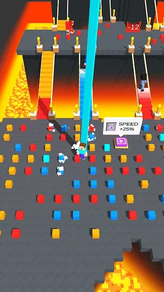 Craft Bridge Race (Крафт Бридж Рейс)  [МОД Бесконечные деньги] Screenshot 3