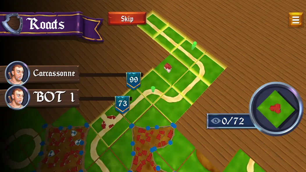 War of Carcassonne board Games (Каркассон)  [МОД Unlocked] Screenshot 5