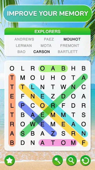 Word Search - Word Puzzle Game  [МОД Меню] Screenshot 5