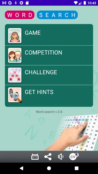 Word search (Сопа де летрас)  [МОД Все открыто] Screenshot 1