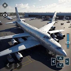 Скачать взлом Real Plane Flying Simulator  [МОД Mega Pack] - последняя версия apk на Андроид
