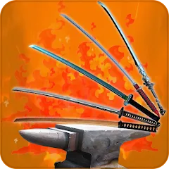 Скачать взломанную Katana Collection : blacksmith  [МОД Много денег] - последняя версия apk на Андроид