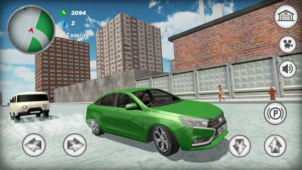 Русская тачка Лада Веста  [МОД Бесконечные деньги] Screenshot 4