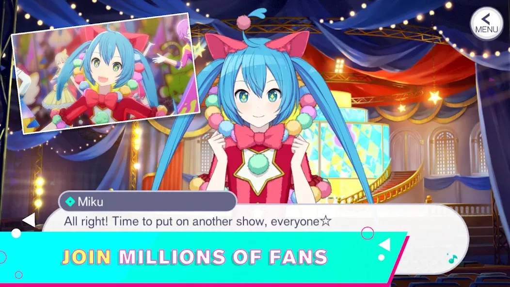 HATSUNE MIKU: COLORFUL STAGE! (Хацуне Мику)  [МОД Unlimited Money] Screenshot 5
