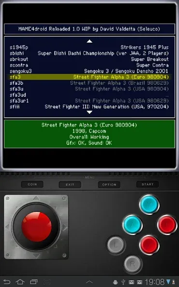 MAME4droid  (0.139u1) (МАМЕ4дроид)  [МОД Бесконечные монеты] Screenshot 3