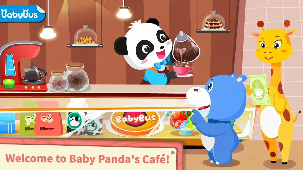 Baby Panda’s Summer: Café  [МОД Все открыто] Screenshot 1