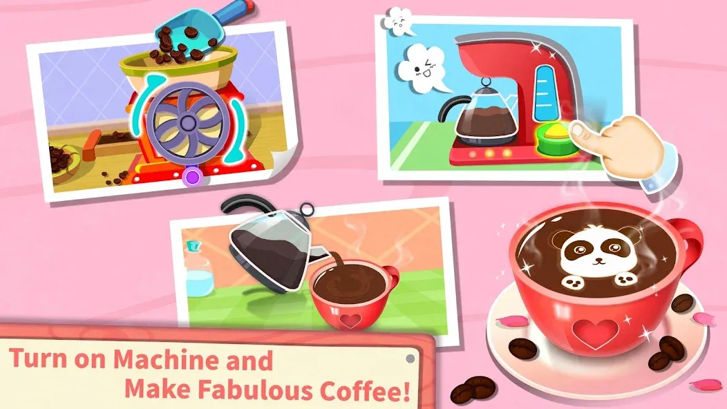 Baby Panda’s Summer: Café  [МОД Все открыто] Screenshot 3