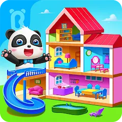Взломанная Baby Panda's House Games  [МОД Меню] - стабильная версия apk на Андроид