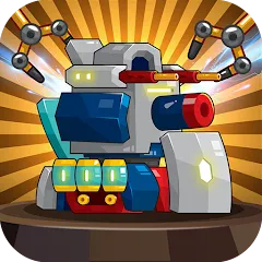 Взломанная Mini Robot Tank : idle (Мини Робот Танк)  [МОД Menu] - стабильная версия apk на Андроид