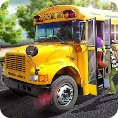 Скачать взломанную School Bus 16  [МОД Menu] - последняя версия apk на Андроид