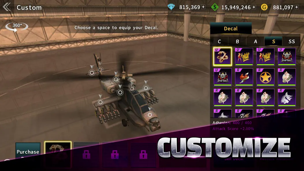 GUNSHIP BATTLE: Helicopter 3D  [МОД Много монет] Screenshot 5