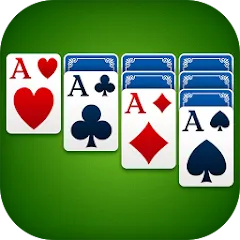 Взломанная Solitaire: Classic Card Games  [МОД Unlocked] - полная версия apk на Андроид
