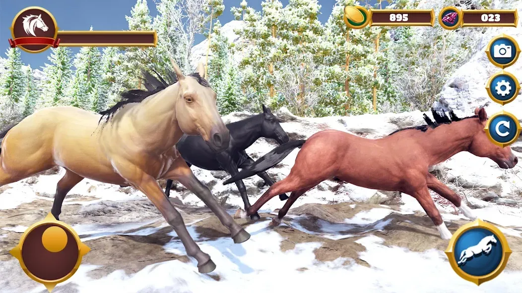 Virtual Horse Family Simulator  [МОД Меню] Screenshot 3