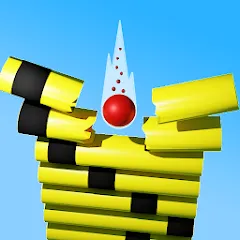 Взломанная Ball: Blast colorful bricks 3d  [МОД Все открыто] - стабильная версия apk на Андроид