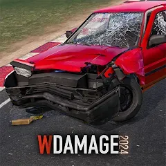 Взлом WDAMAGE: Car Crash (ВДАМАГЕ)  [МОД Unlocked] - полная версия apk на Андроид