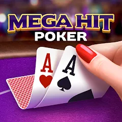 Взлом Mega Hit Poker: Texas Holdem (Мега Хит Покер)  [МОД Menu] - последняя версия apk на Андроид