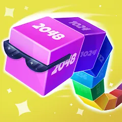 Скачать взлом Cube Arena 2048: Merge Numbers  [МОД Бесконечные монеты] - стабильная версия apk на Андроид