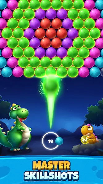 Bubble Shooter Primitive Eggs (Бабл Шутер Примитивные Яйца)  [МОД Бесконечные деньги] Screenshot 3